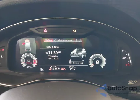 2021 Audi Q7 Prestige 55 Tfsi Quattro Tiptronic из США, поврежденный, VIN WA1VXAF77MD032089